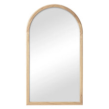Load image into Gallery viewer, Oakleigh 80cm Solid Oak Arch Mirror Natural