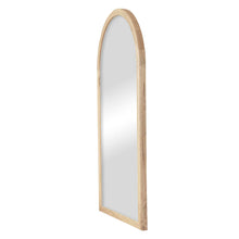 Load image into Gallery viewer, Oakleigh 80cm Solid Oak Arch Mirror Natural