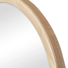 Load image into Gallery viewer, Oakleigh 80cm Solid Oak Arch Mirror Natural