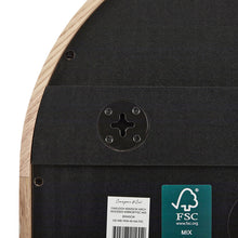 Load image into Gallery viewer, Oakleigh 80cm Solid Oak Arch Mirror Natural