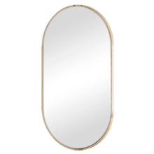 Load image into Gallery viewer, Oakleigh 70cm Oval Solid Oak Mirror Natural