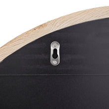 Load image into Gallery viewer, Oakleigh 80cm Round Solid Oak Mirror Natural - SML