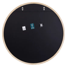 Load image into Gallery viewer, Oakleigh 80cm Round Solid Oak Mirror Natural - SML