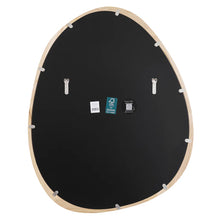 Load image into Gallery viewer, Oakleigh 72cm Organic Pebble Solid Oak Mirror Natural - SML