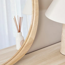 Load image into Gallery viewer, Oakleigh 72cm Organic Pebble Solid Oak Mirror Natural - SML