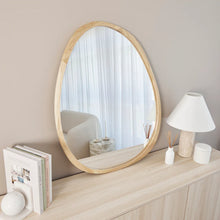 Load image into Gallery viewer, Oakleigh 72cm Organic Pebble Solid Oak Mirror Natural - SML
