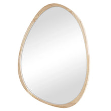 Load image into Gallery viewer, Oakleigh 72cm Organic Pebble Solid Oak Mirror Natural - SML