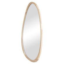Load image into Gallery viewer, Oakleigh 72cm Organic Pebble Solid Oak Mirror Natural - SML