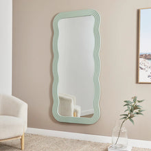 Load image into Gallery viewer, Jesse 170cm Squiggle Mirror Green