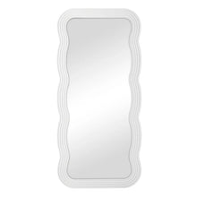 Load image into Gallery viewer, Wavy White 170cm Squiggle Full Length Mirror White