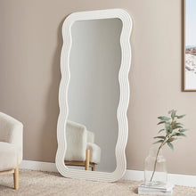 Load image into Gallery viewer, Wavy White 170cm Squiggle Full Length Mirror White