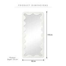 Load image into Gallery viewer, Jacky 170cm Squiggle Mirror White