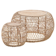 Load image into Gallery viewer, Raissa Set 2 Round Rattan Coffee Table