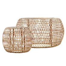 Load image into Gallery viewer, Raissa Set 2 Round Rattan Coffee Table