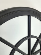 Load image into Gallery viewer, Hampton's Arched Window Style Mirror Black 70x130 cm - SML