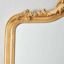 Load image into Gallery viewer, French Antique Arch Gold Full Length Mirror