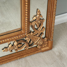 Load image into Gallery viewer, French Royal Gold Traditional Antique Full Length Mirror