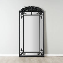 Load image into Gallery viewer, French Royal Black Traditional Antique Full Length Mirror