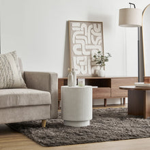 Load image into Gallery viewer, Alice Ribbed White Side Table