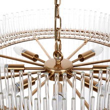 Load image into Gallery viewer, Lawrence Clear Glass Chandelier Pendant Lighting - Short