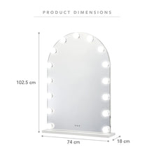 Load image into Gallery viewer, Celebrity LED Arched Vanity Mirror 102cm