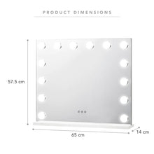 Load image into Gallery viewer, Celebrity LED Rectangle Vanity Mirror 57 cm