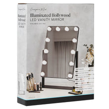 Load image into Gallery viewer, Celebrity LED Tabletop Vanity Mirror 60 cm Black
