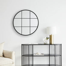 Load image into Gallery viewer, Sophia 80cm Round Mirror Black