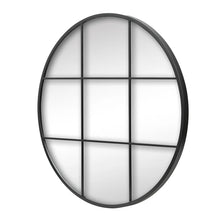 Load image into Gallery viewer, Sophia 80cm Round Mirror Black