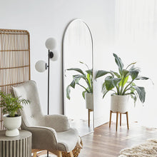 Load image into Gallery viewer, Arch White Modern Full Length Metal Mirror 80x180 cm