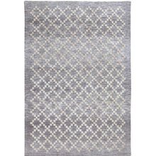 Load image into Gallery viewer, Halo Diamond Pattern Rug - Grey/Ivory - 160x230
