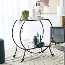 Load image into Gallery viewer, Jordan 86 CM Steel Arch Bar Cart Brass Black