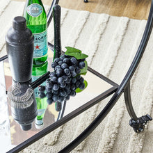 Load image into Gallery viewer, Jordan 86 CM Steel Arch Bar Cart Brass Black