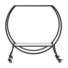 Load image into Gallery viewer, Jordan 86 CM Steel Arch Bar Cart Brass Black
