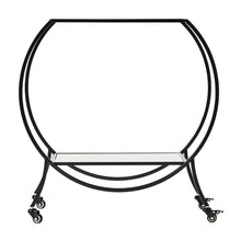 Load image into Gallery viewer, Jordan 86 CM Steel Arch Bar Cart Brass Black