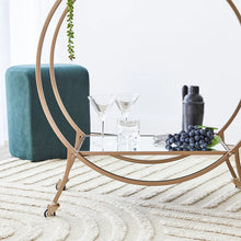 Load image into Gallery viewer, Jordan 86 CM Steel Arch Bar Cart Brass Gold