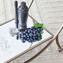 Load image into Gallery viewer, Jordan 86 CM Steel Arch Bar Cart Brass Gold