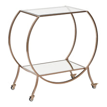 Load image into Gallery viewer, Jordan 86 CM Steel Arch Bar Cart Brass Gold