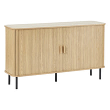 Load image into Gallery viewer, RIBBED SLIDING DOOR 140 CM BUFFET NATURAL - CSHWH