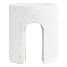 Load image into Gallery viewer, Denada White Terazo Side Table
