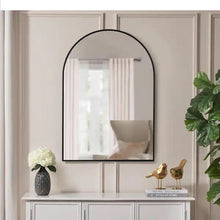 Load image into Gallery viewer, Black Arch Metal Mirror 80x 100 cm - SML