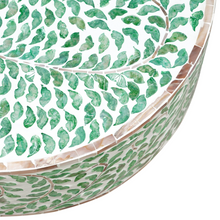 Load image into Gallery viewer, Green Leaves Ovale Pearl Coffee Table