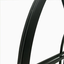 Load image into Gallery viewer, Hamptons Windows Arch Metal Black Iron Mirror 135x92 cm - SML