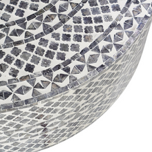 Load image into Gallery viewer, Pearl Round Black and White Coffee Table