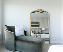 Load image into Gallery viewer, French Vintage Baroque Full-Length Gold Arch Mirror 169 cm