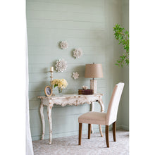 Load image into Gallery viewer, Beige Studded Fabric Dining Chairs Set of 2