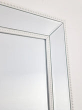 Load image into Gallery viewer, Beaded White Full Length Mirror 100x190 cm