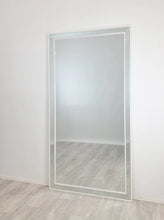 Load image into Gallery viewer, Beaded White Full Length Mirror 100x190 cm