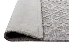 Load image into Gallery viewer, Halo Diamond Pattern Rug - Grey/Ivory - 190x280
