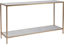Load image into Gallery viewer, Cocktail Mirrored Console Table - Large Antique Gold